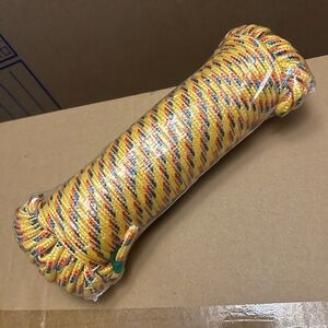PerkHomy 90 ft 1/4 inch (7mm) Polyester Rope
